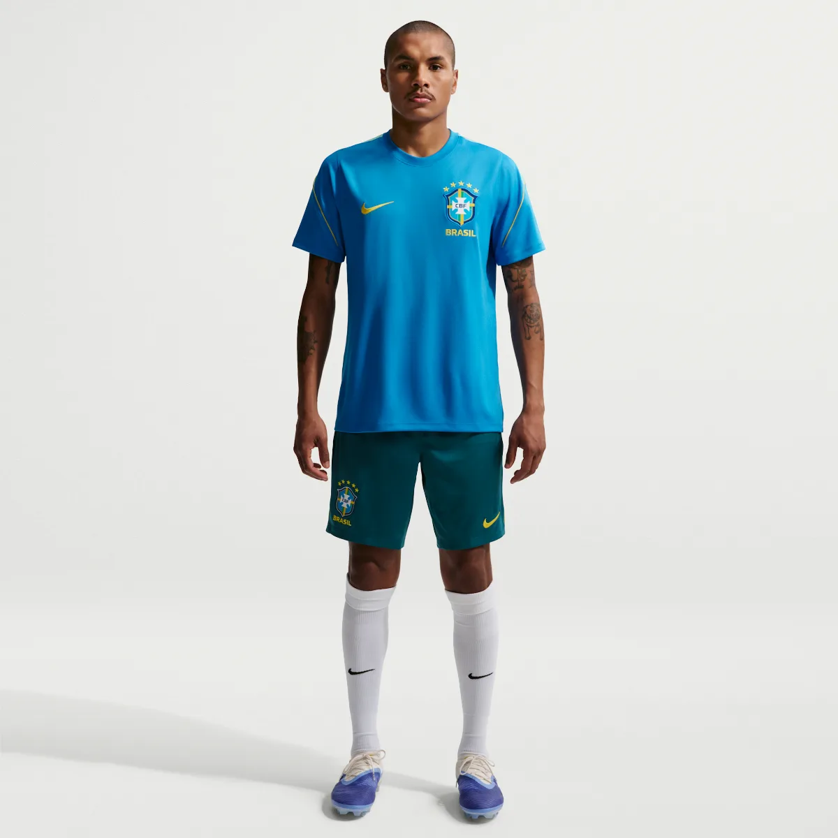 Brazil Strike Dri-FIT Soccer Knit Shorts by Nike