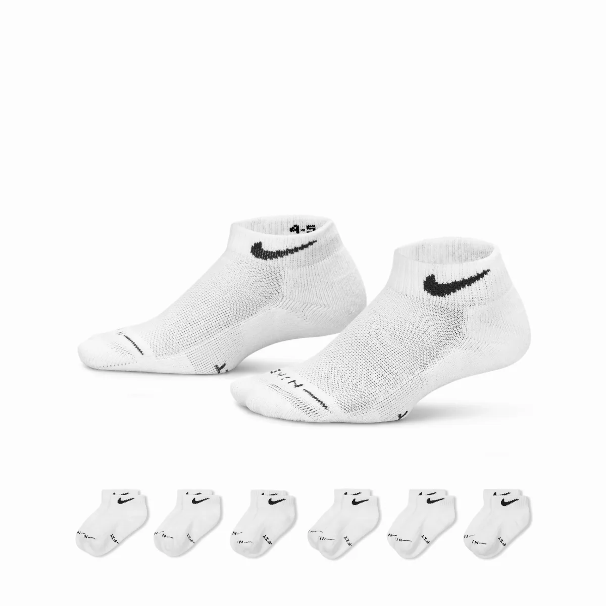 Dri-FIT Elevated Everyday Low Socks (6 Pairs) by Nike