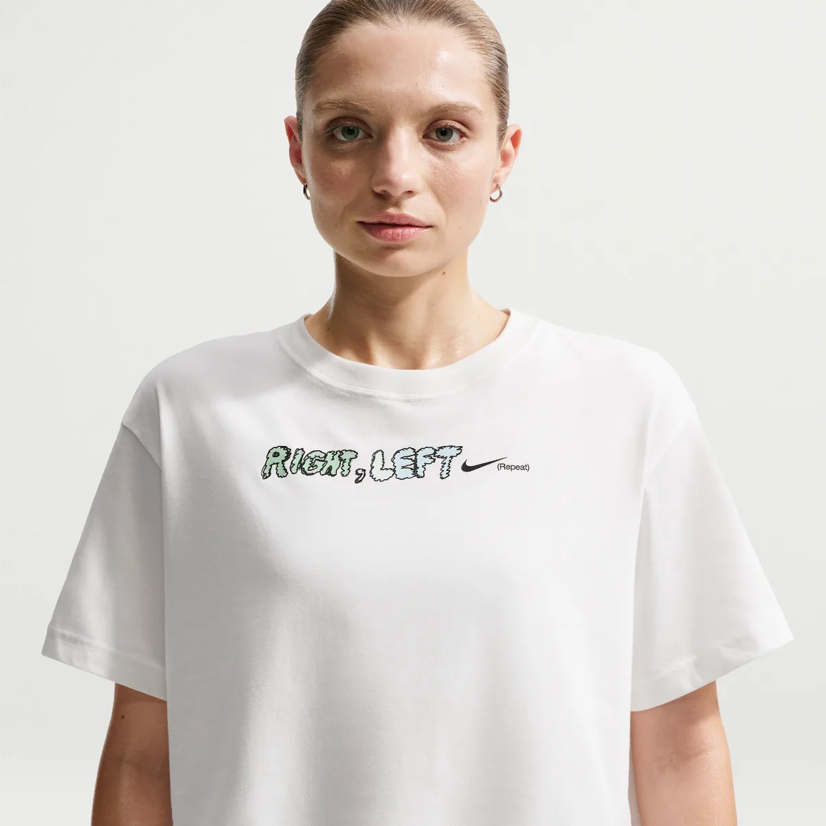 Swift Dri-FIT Short-Sleeve Cropped Running T-Shirt by Nike
