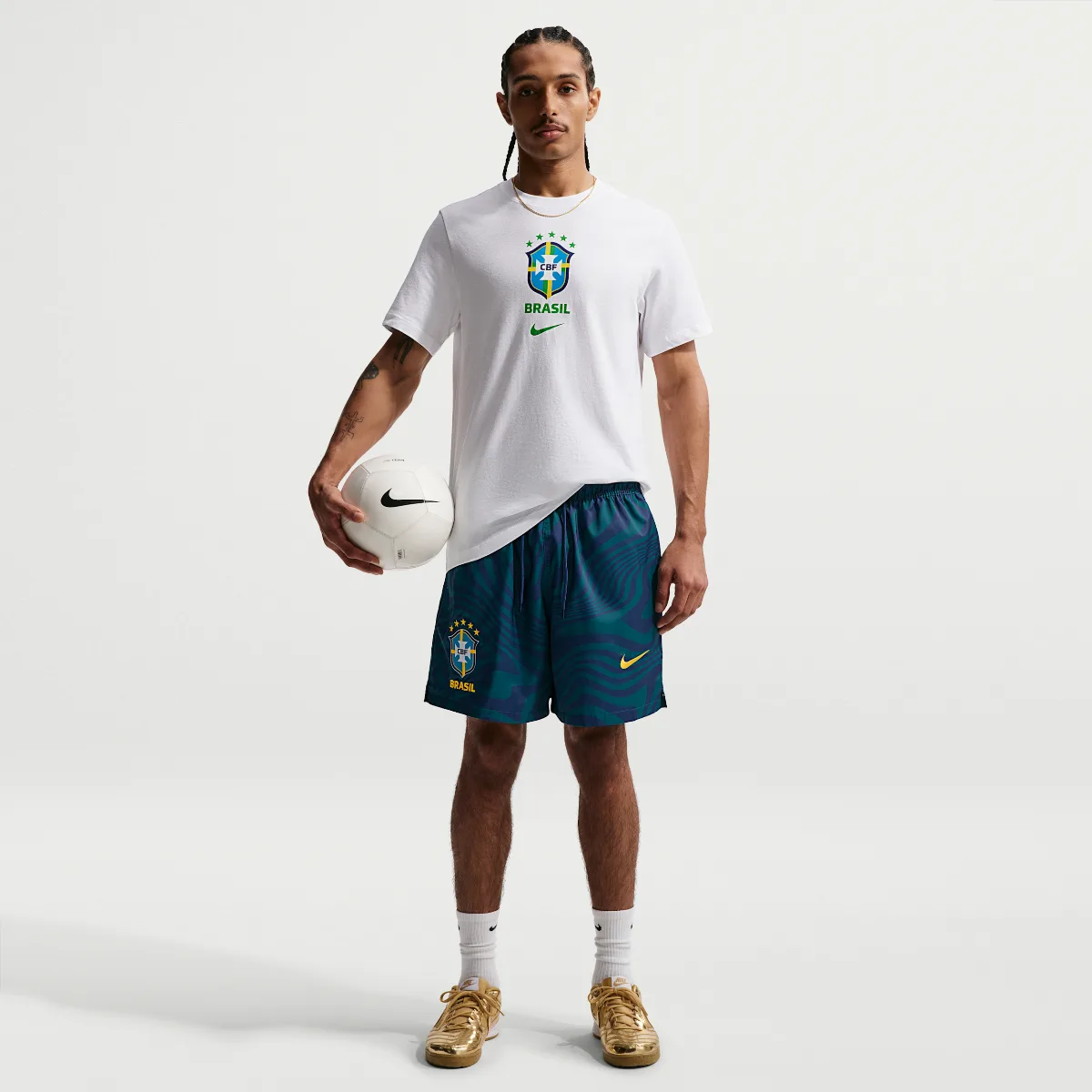 Brazil Club Soccer Flow Shorts by Nike