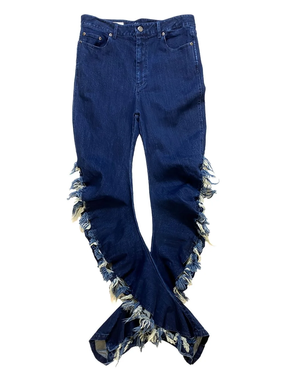 Gaso Frayed-Hem Jeans by PONDER.ER