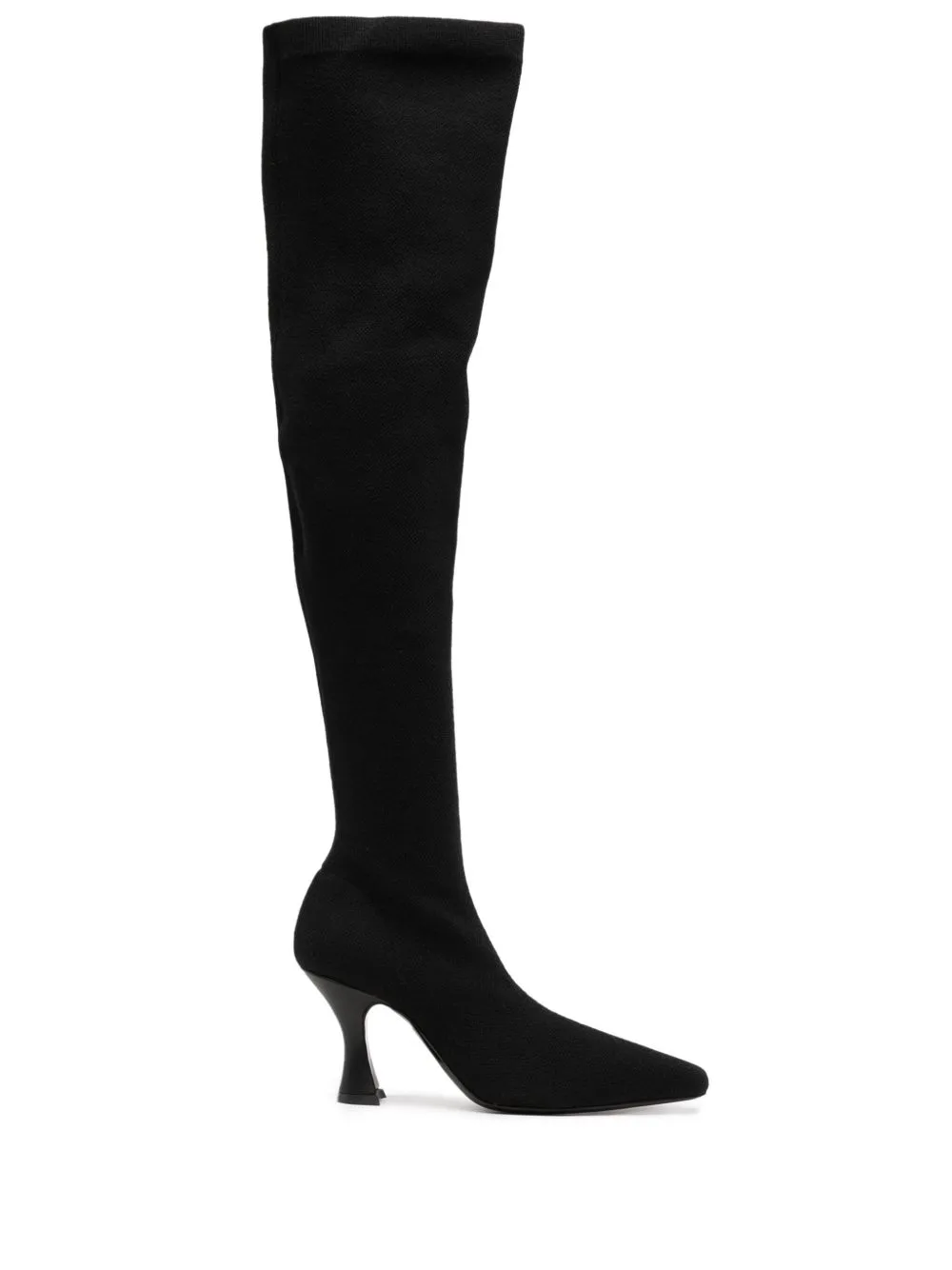 80mm Leather Knee Boots by NEOUS