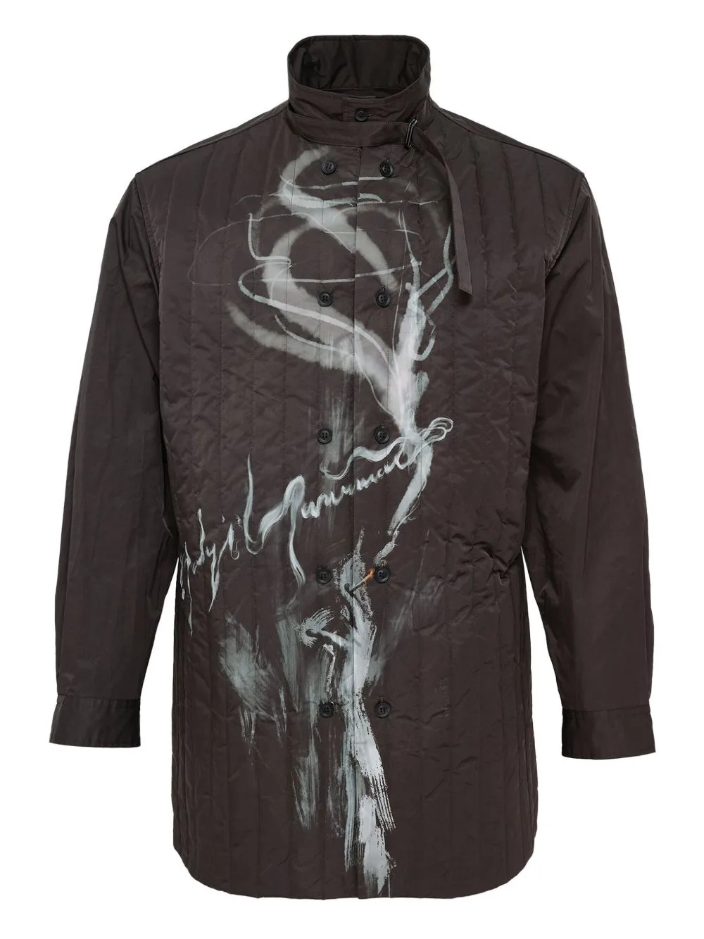 Printed Padded Jacket by Yohji Yamamoto