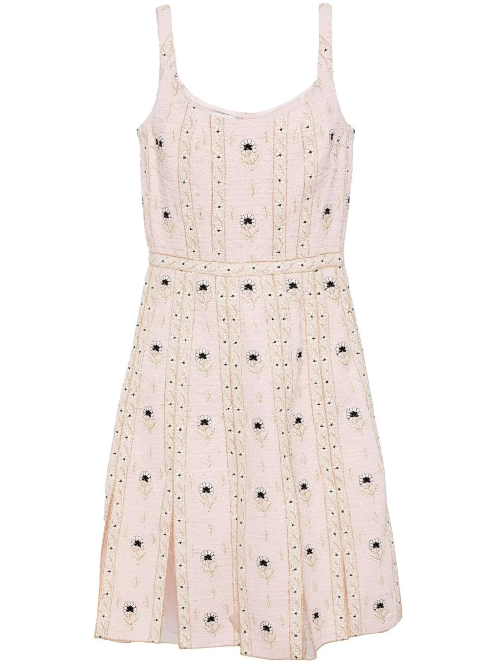 Embroidered Silk Mini Dress by Giambattista Valli