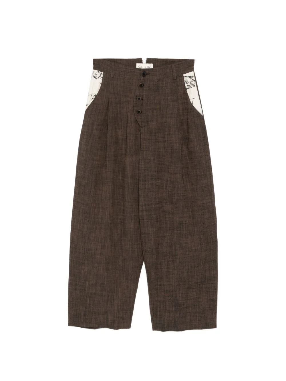 Wide-Leg Trousers by GG IN RED