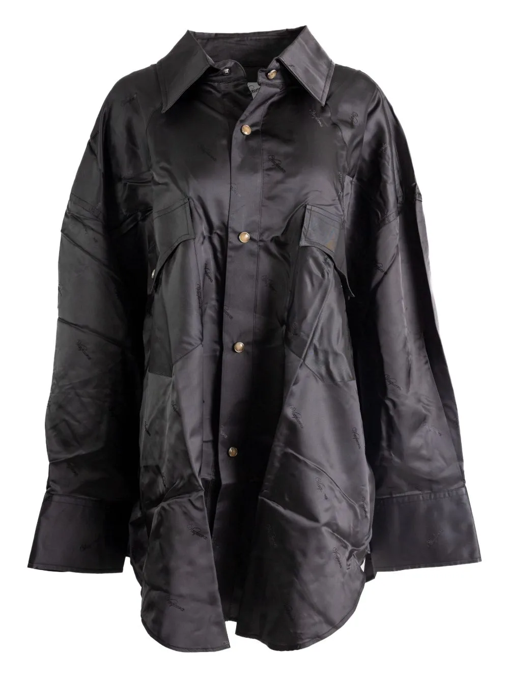 Patchwork Pocketed Shirt by Vaquera