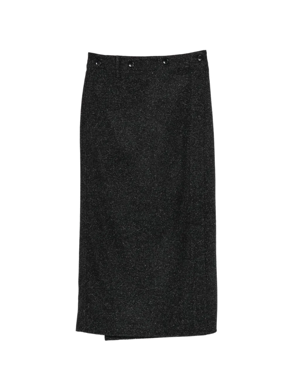 Button-Detail Wrap Skirt by SAMUEL GUÌ YANG