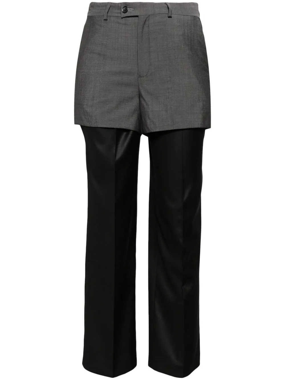 Layered Straight Trousers by BETTTER