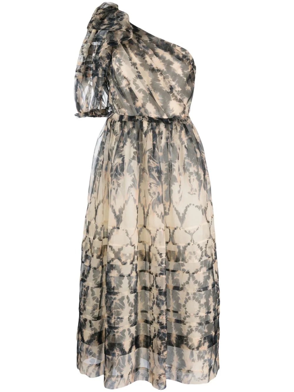 Artemis One-Shoulder Midi Dress by Ulla Johnson