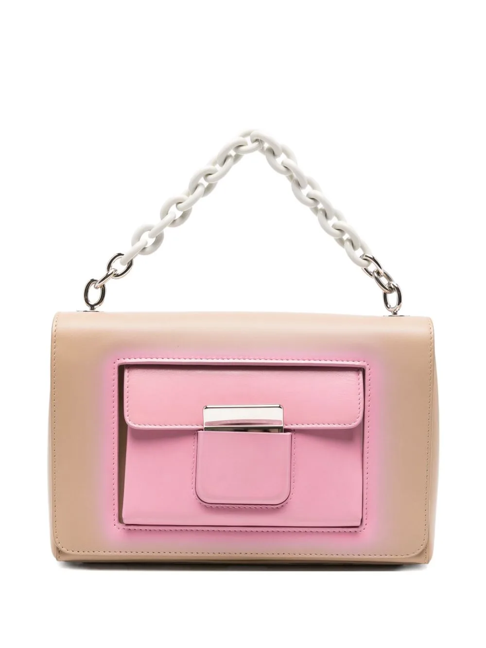 Chain-Link Flap Shoulder Bag by Balenciaga