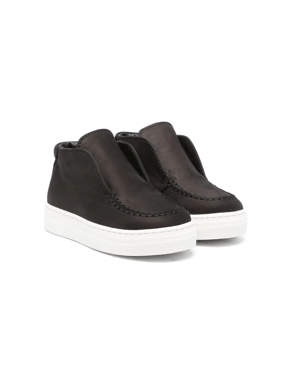 Leather Slip-On Sneakers by Andrea Montelpare