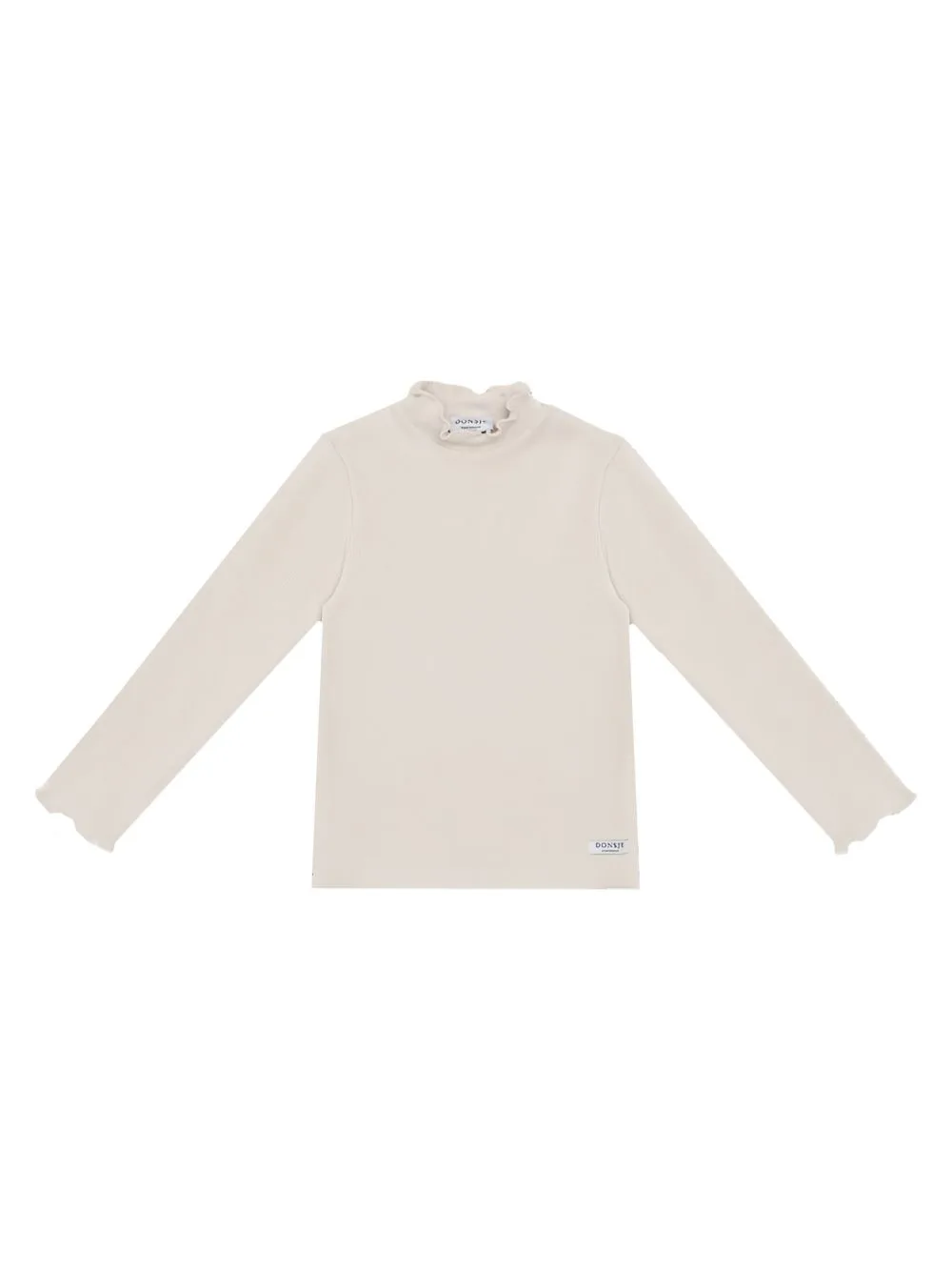 Qonsy Ruffled Ribbed Top by Donsje