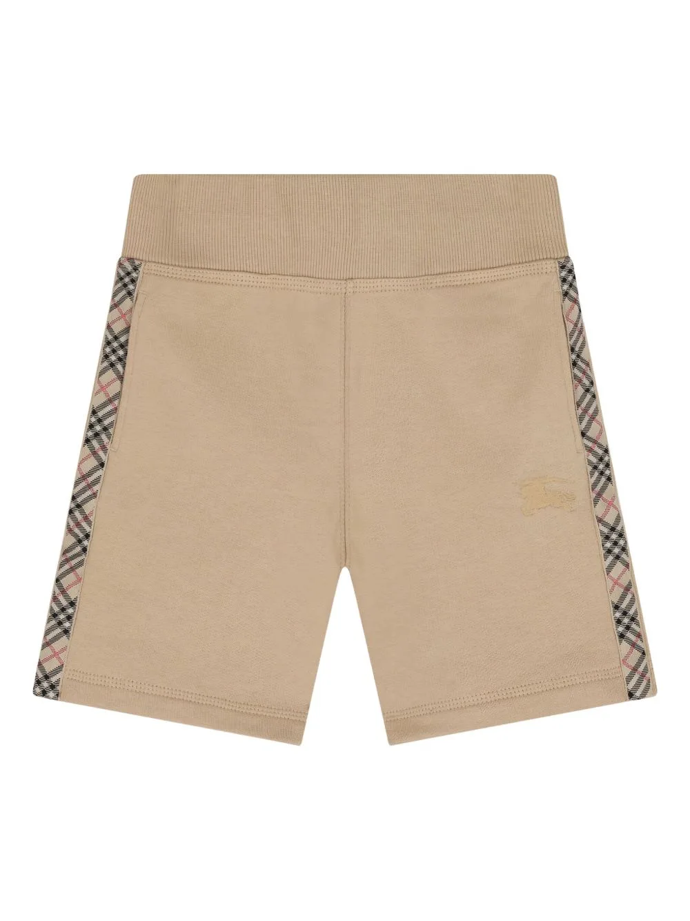Side-Check Cotton Shorts by Burberry Kids