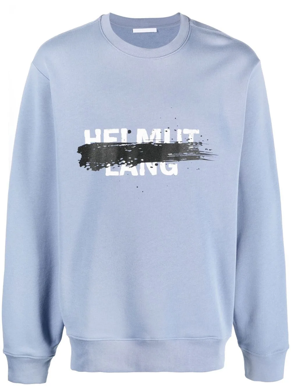Painted Logo-Print Sweatshirt by Helmut Lang