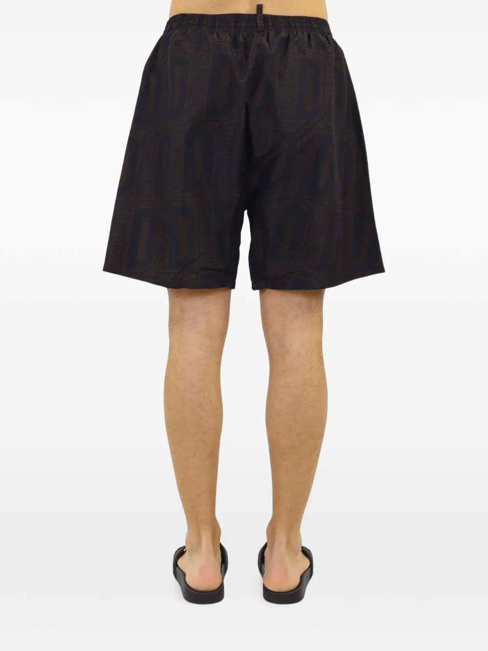 Logo-Print Swim Shorts by DSQUARED2