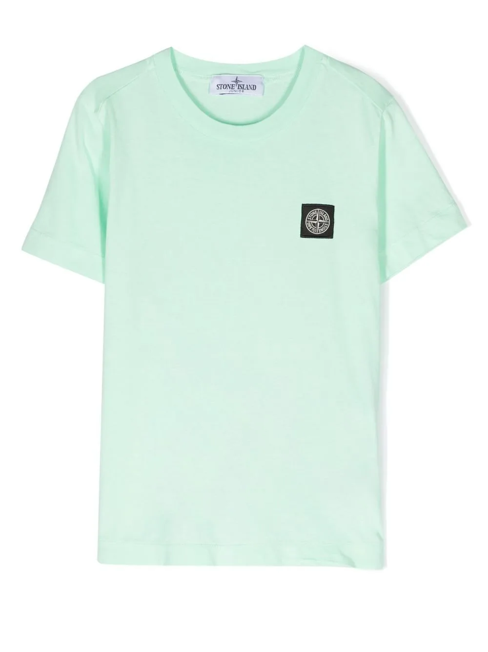 Logo-Patch Round-Neck T-Shirt by Stone Island Junior