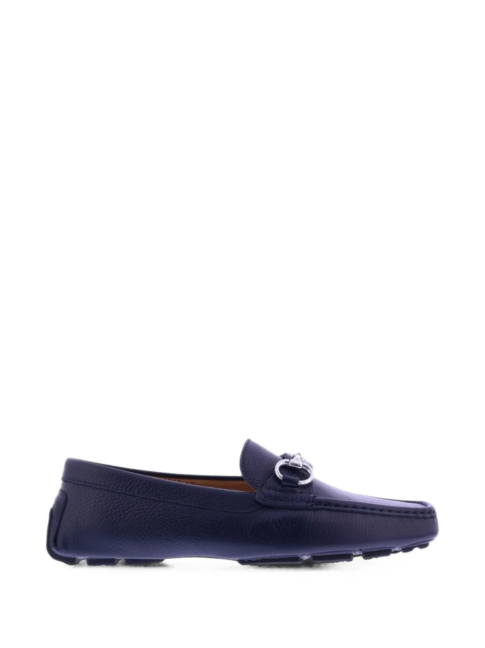 Gianluca Perrone Horsebit-Detail Grained Leather Loafers by Paris Punk