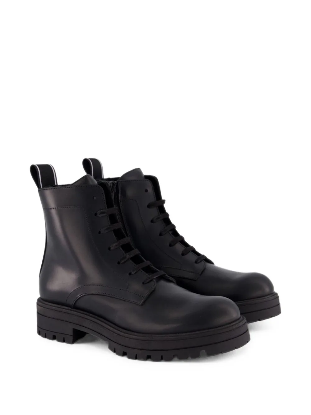 Logo-Tape Lace-Up Ankle Boots by DSQUARED2 KIDS
