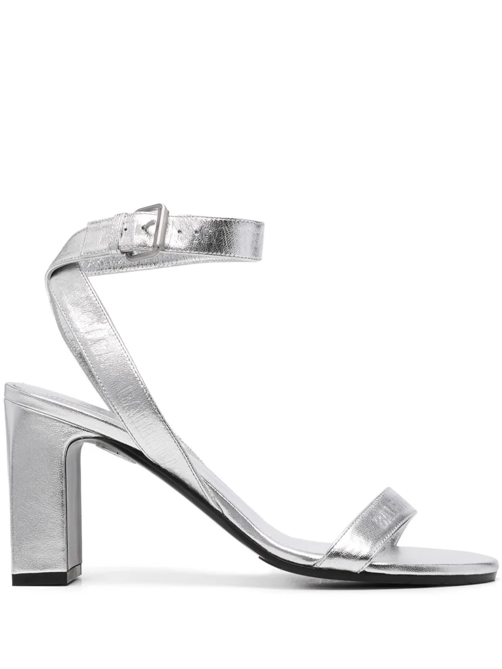 Metallic-Finish Sandals