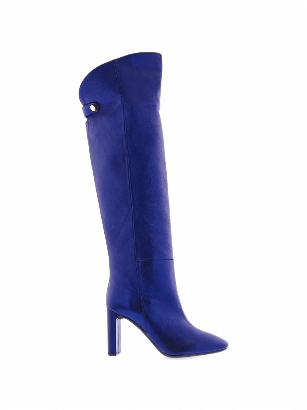 Metallic Leather Boots by Paris Punk