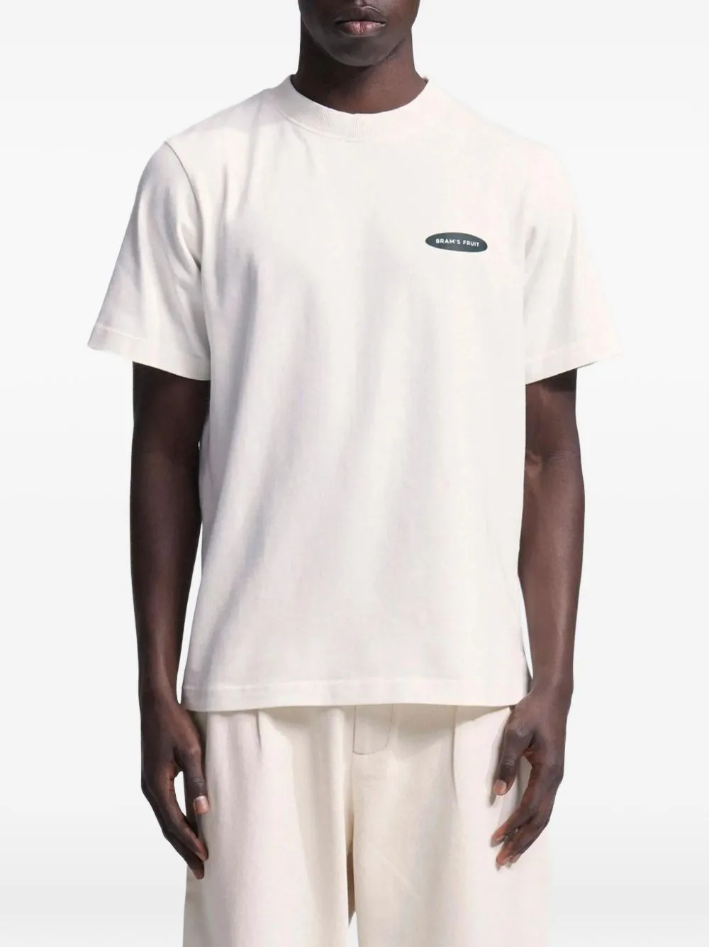 Slogan-Print Cotton T-Shirt by Bram's Fruit