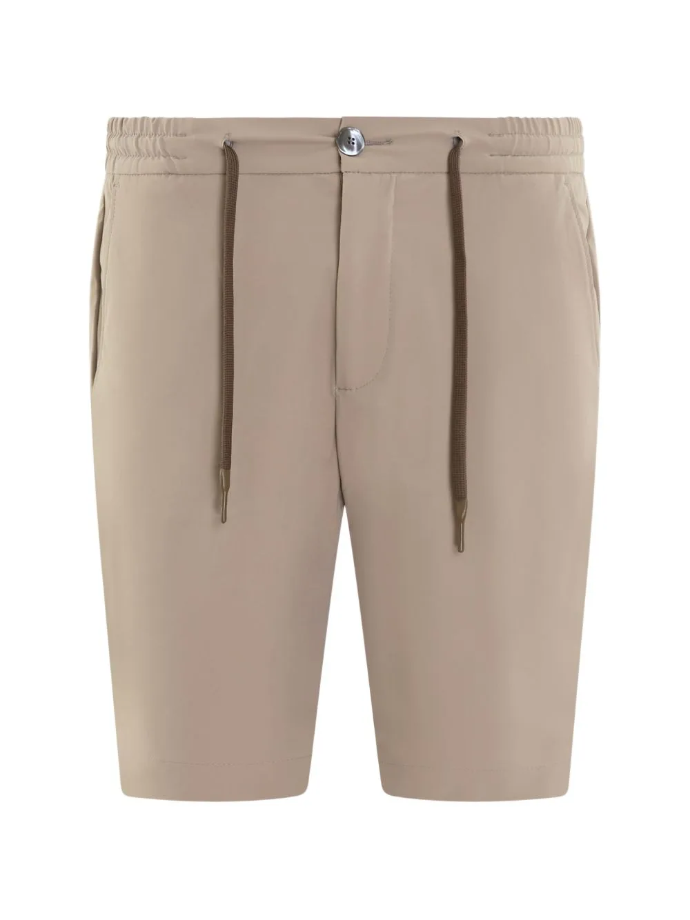 Drawstring-Waist Slim-Cut Chino Shorts by Valenza