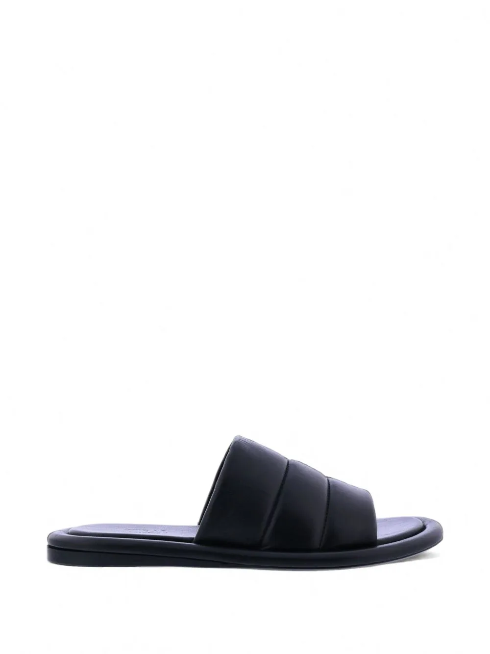 Padded Leather Slides by TORAL SHOES