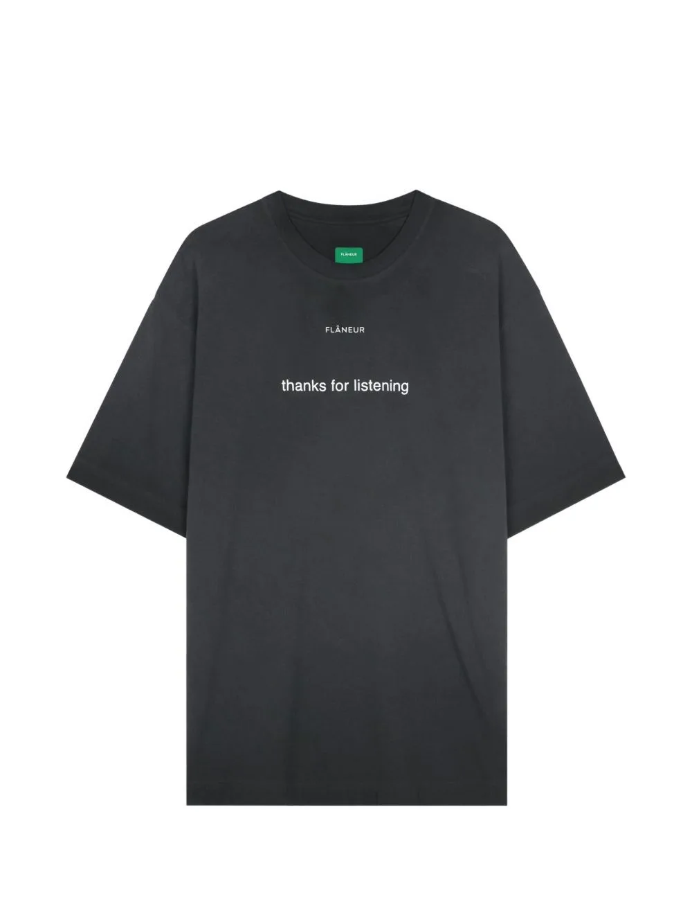 Slogan-Print T-Shirt by FLÂNEUR