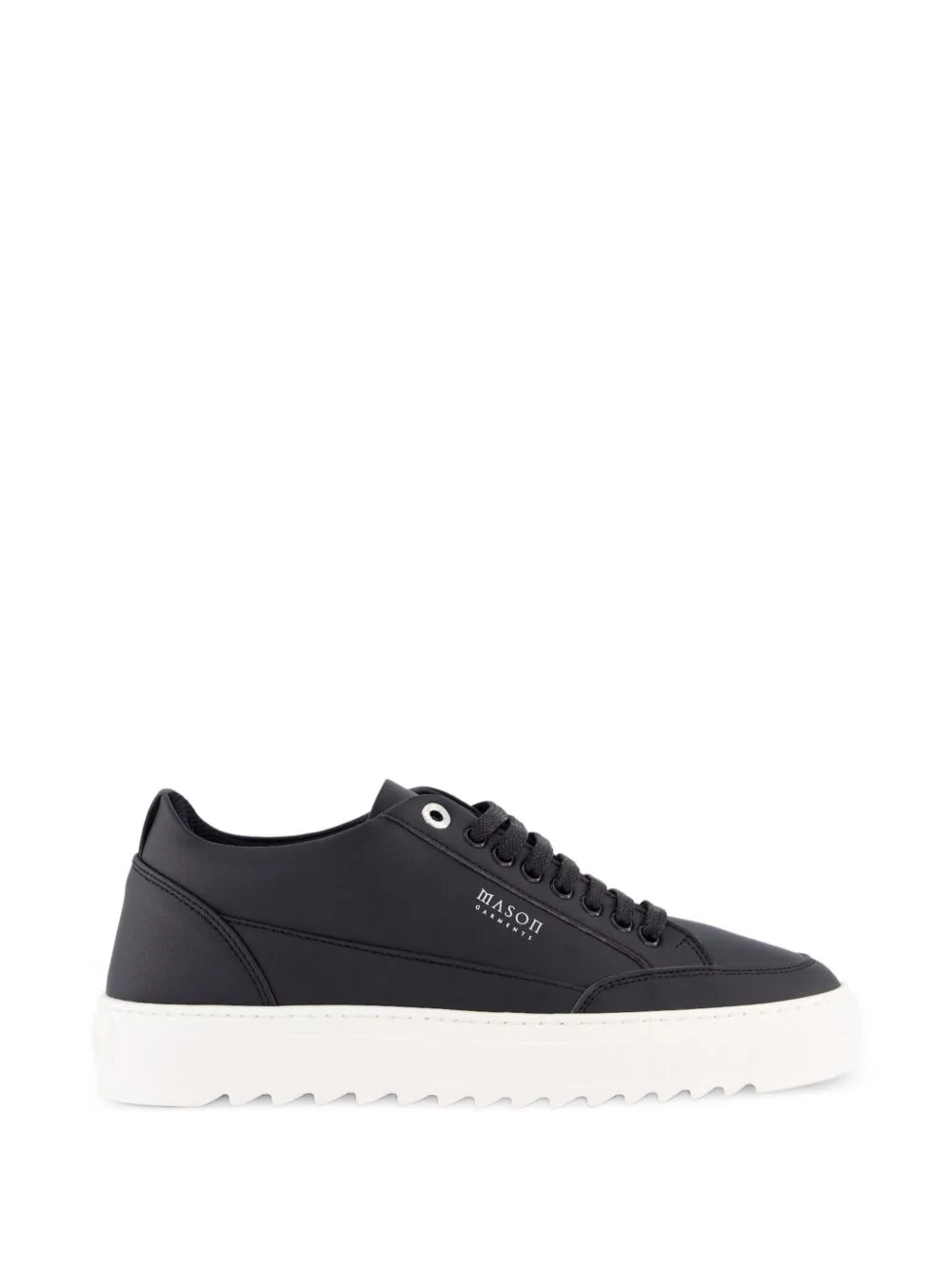 Tia Nuovo Leather Low-Top Sneakers by Mason Garments