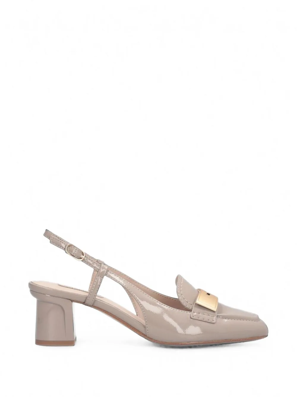 Benny Patent-Leather Slingback Pumps