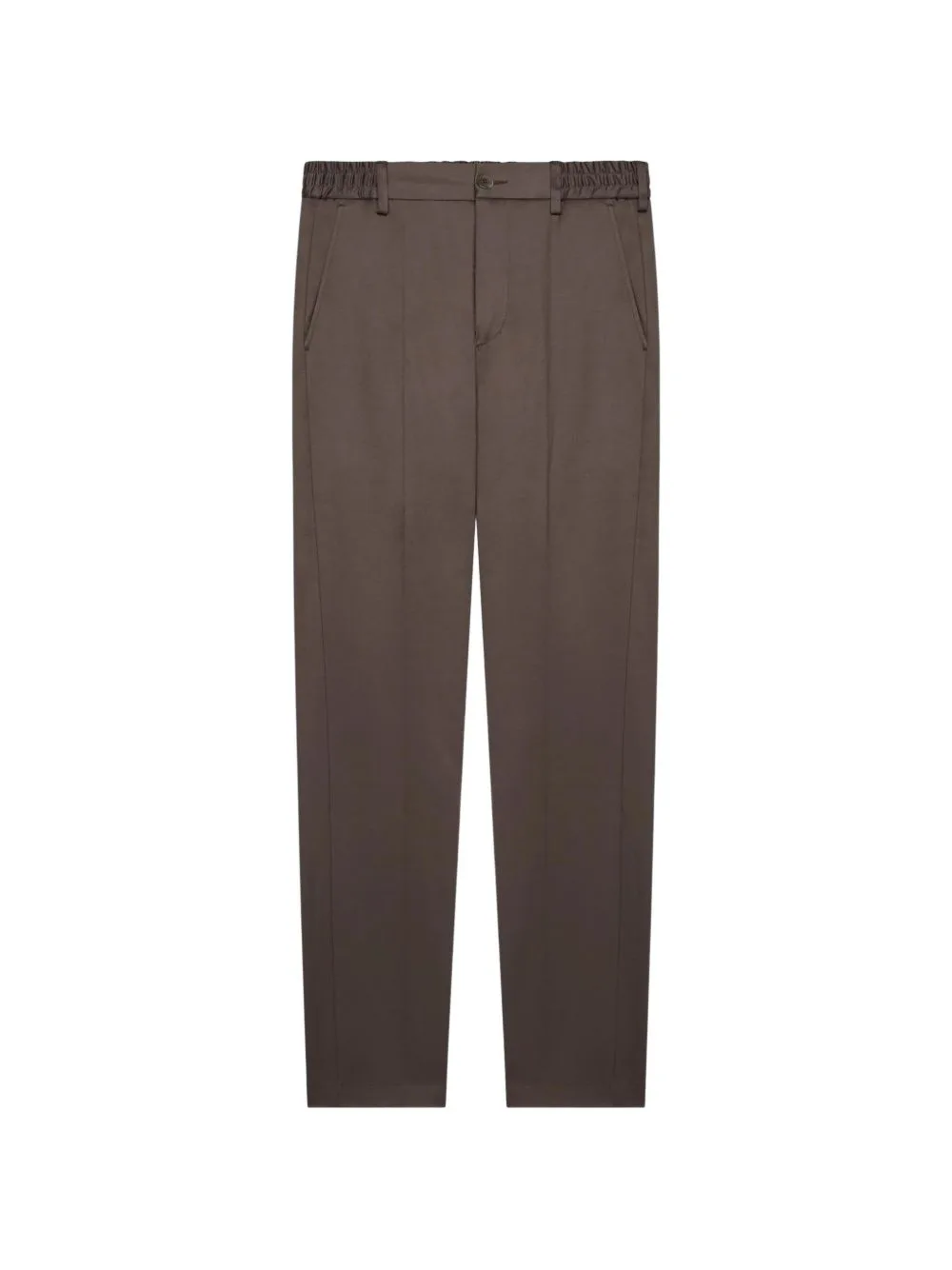 Supima Tapered Cotton Trousers by Valenza