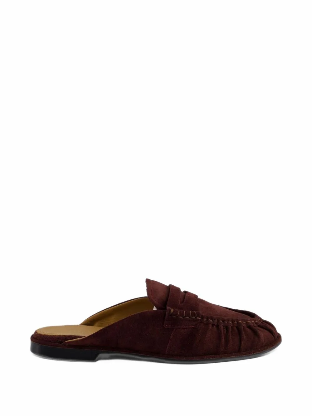 Khalo Suede Flat Mules by TORAL SHOES