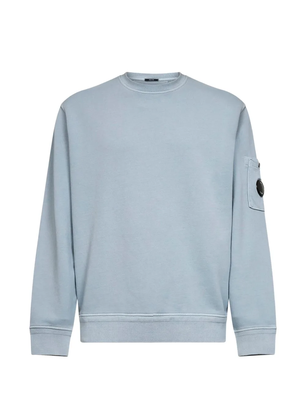 Cotton Diagonal Fleece Resist Dyed Crewneck Lens Sweatshirt by C.P. Company