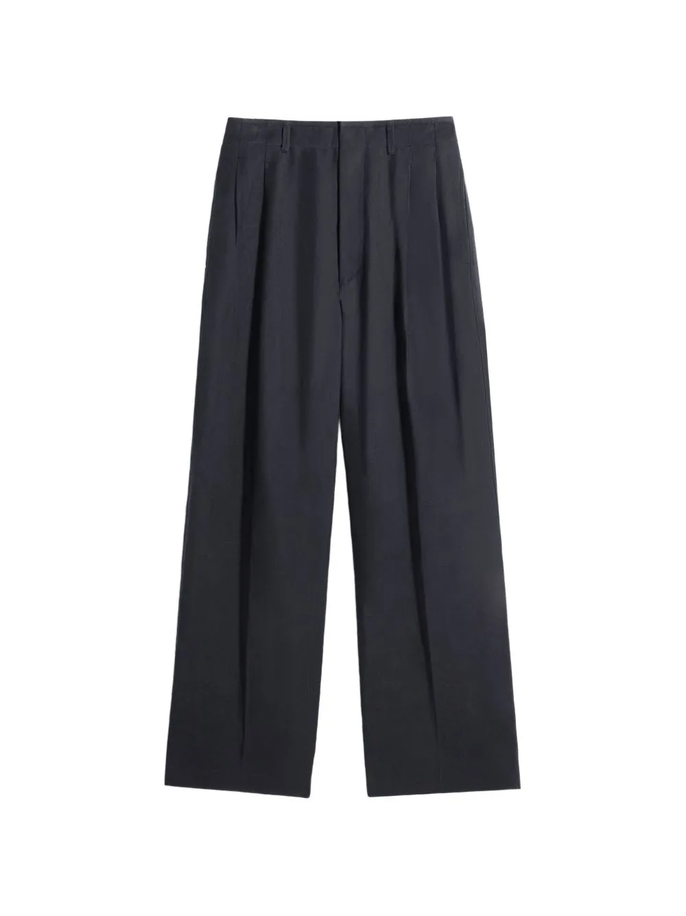 Pleated Tailored Pants in Viscose Linen Gabardine