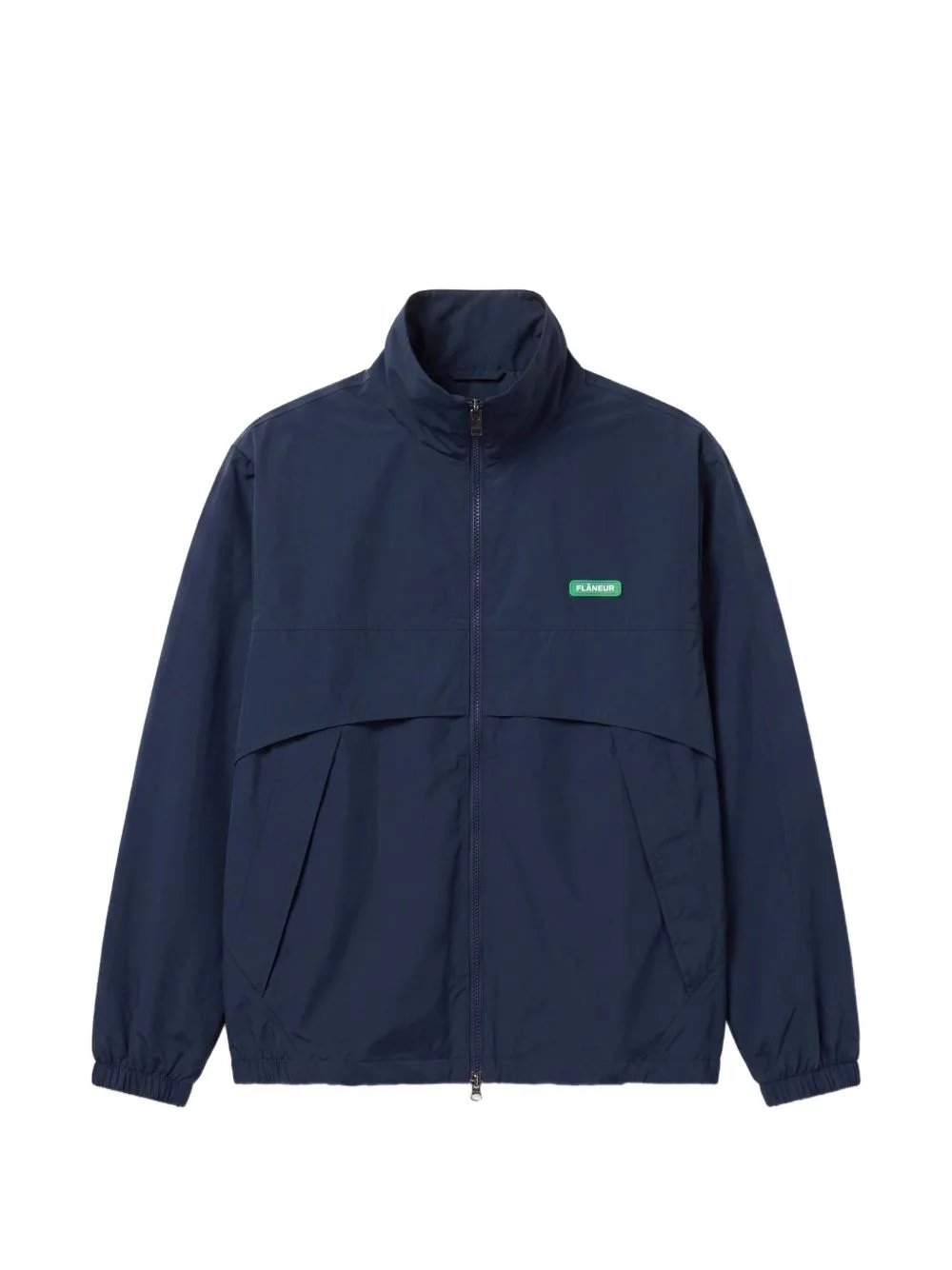 Badge Zip-Up Track Jacket by FLÂNEUR