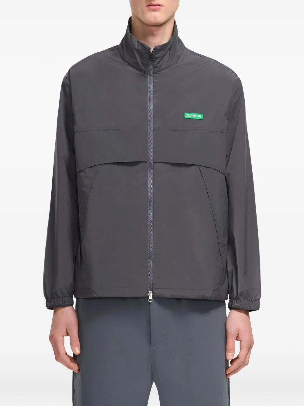 Logo-Patch Track Jacket by FLÂNEUR