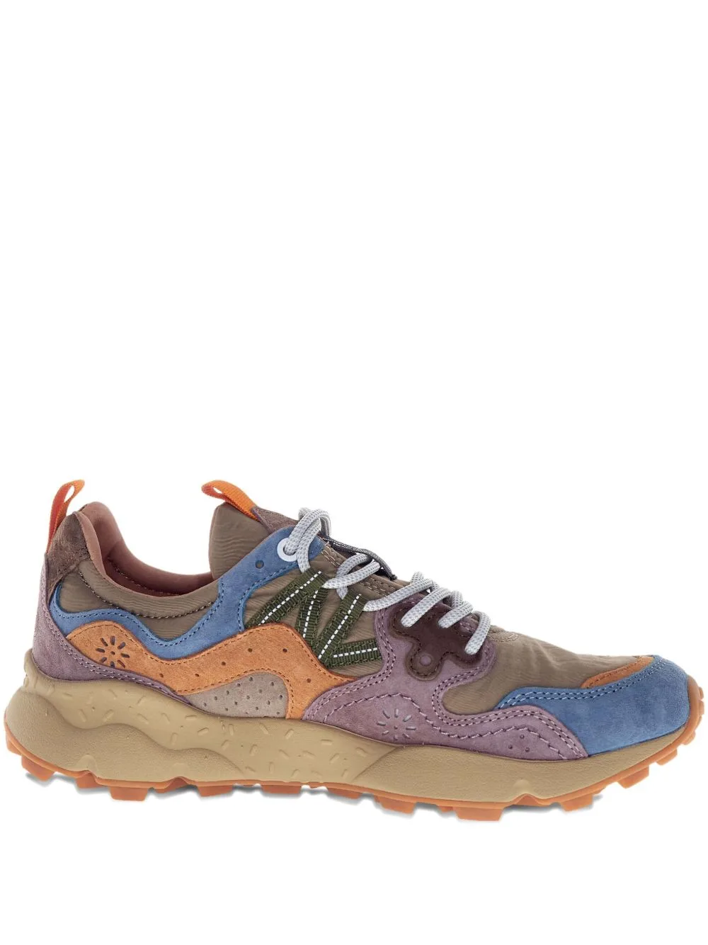 Yamano 3 Nubuck Leather Panelled Sneakers by FLOWER MOUNTAIN