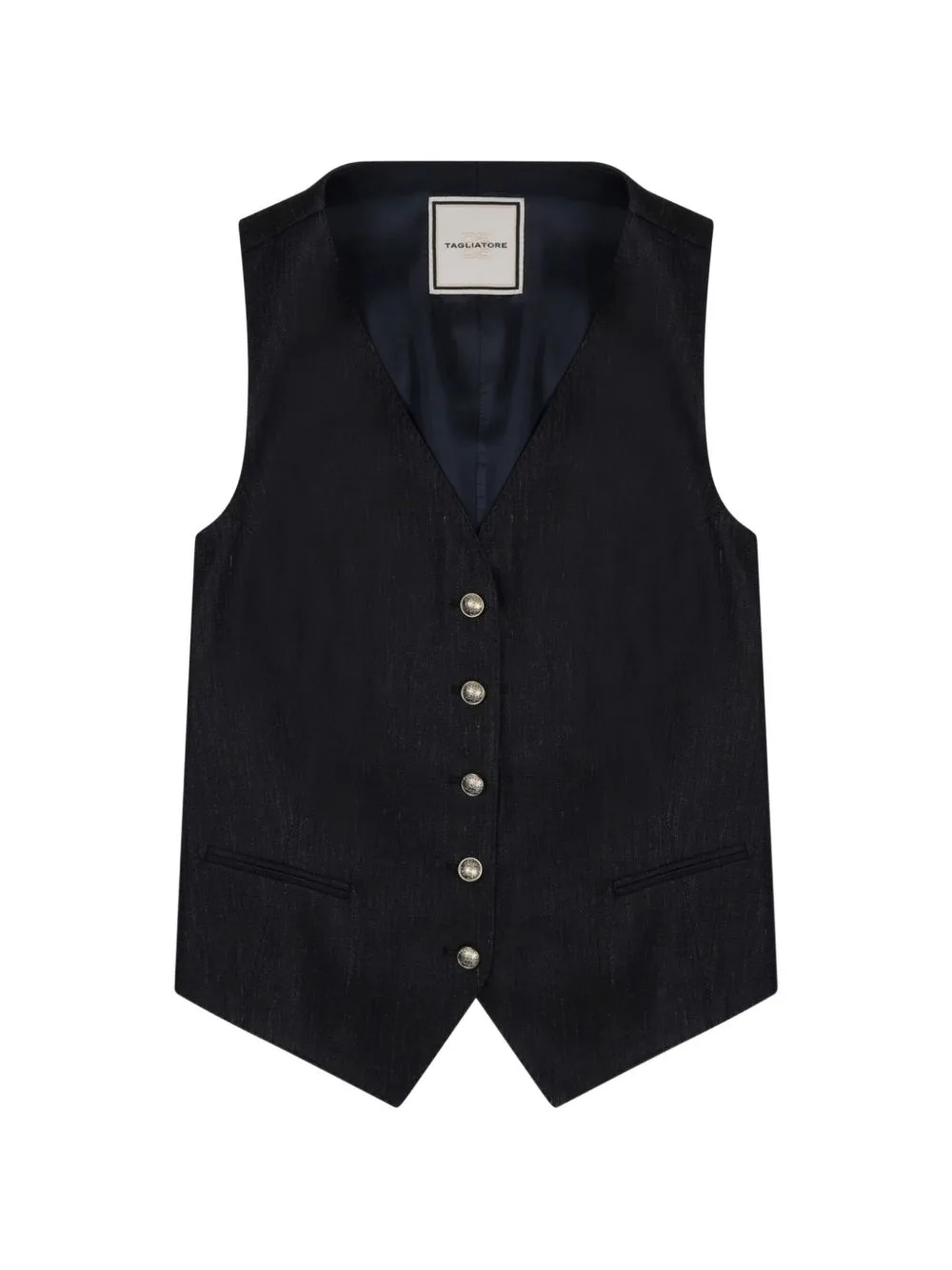Gracie Button-Up Waistcoat by Tagliatore