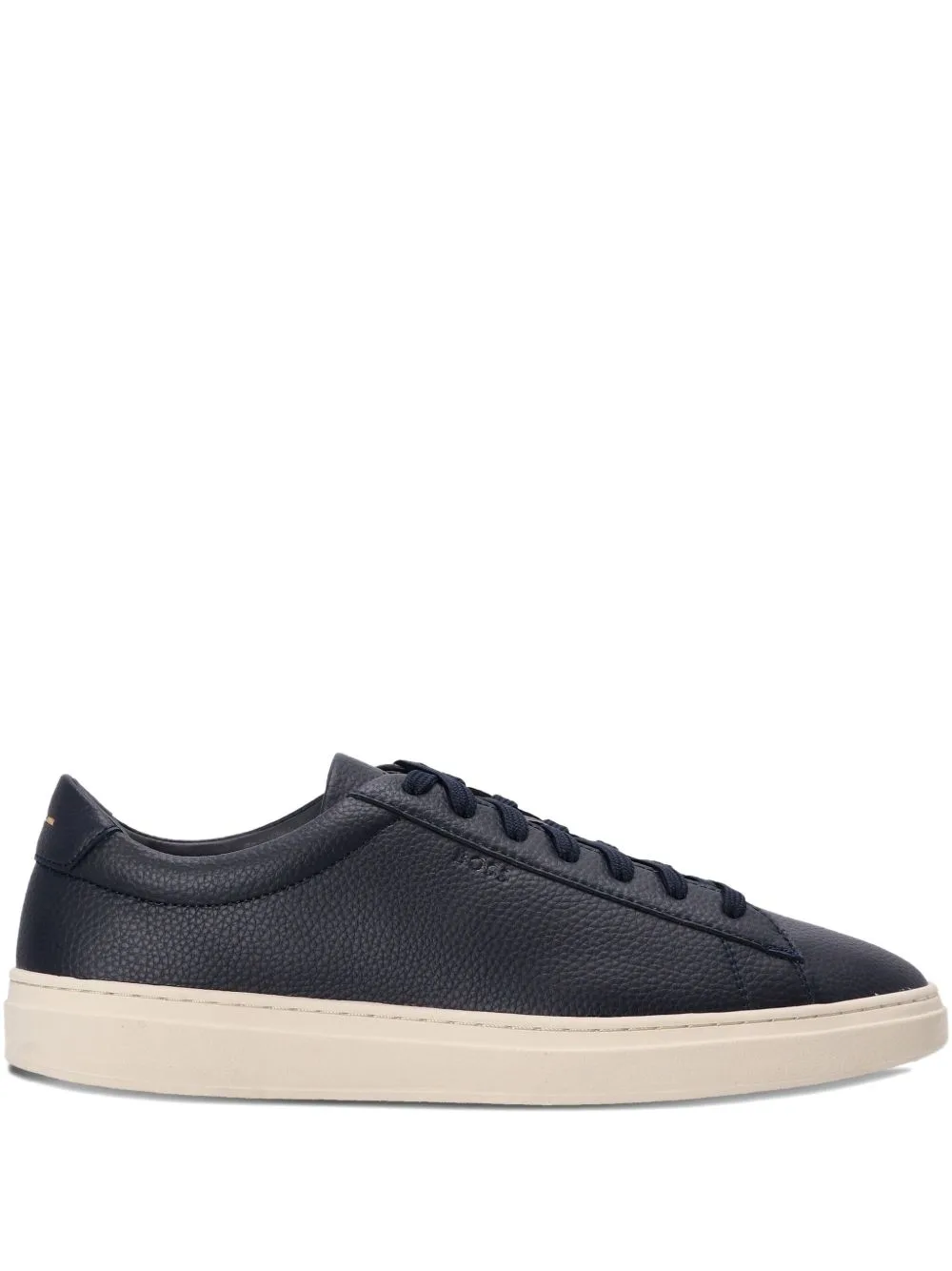 Leather Lace-Up Sneakers