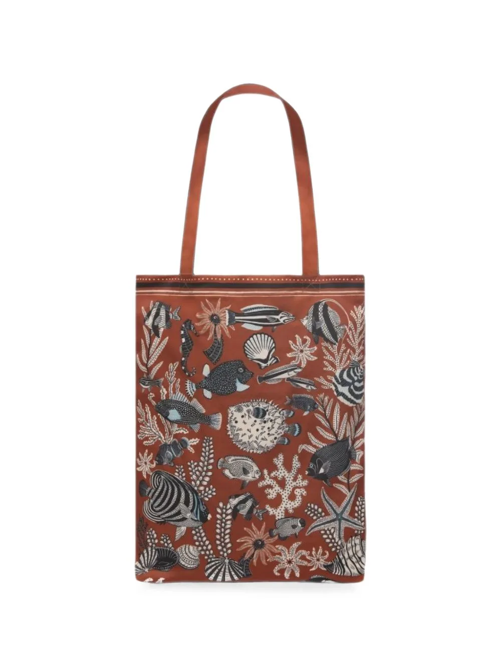 Neptune Fish-Print Tote Bag by Inoui Editions