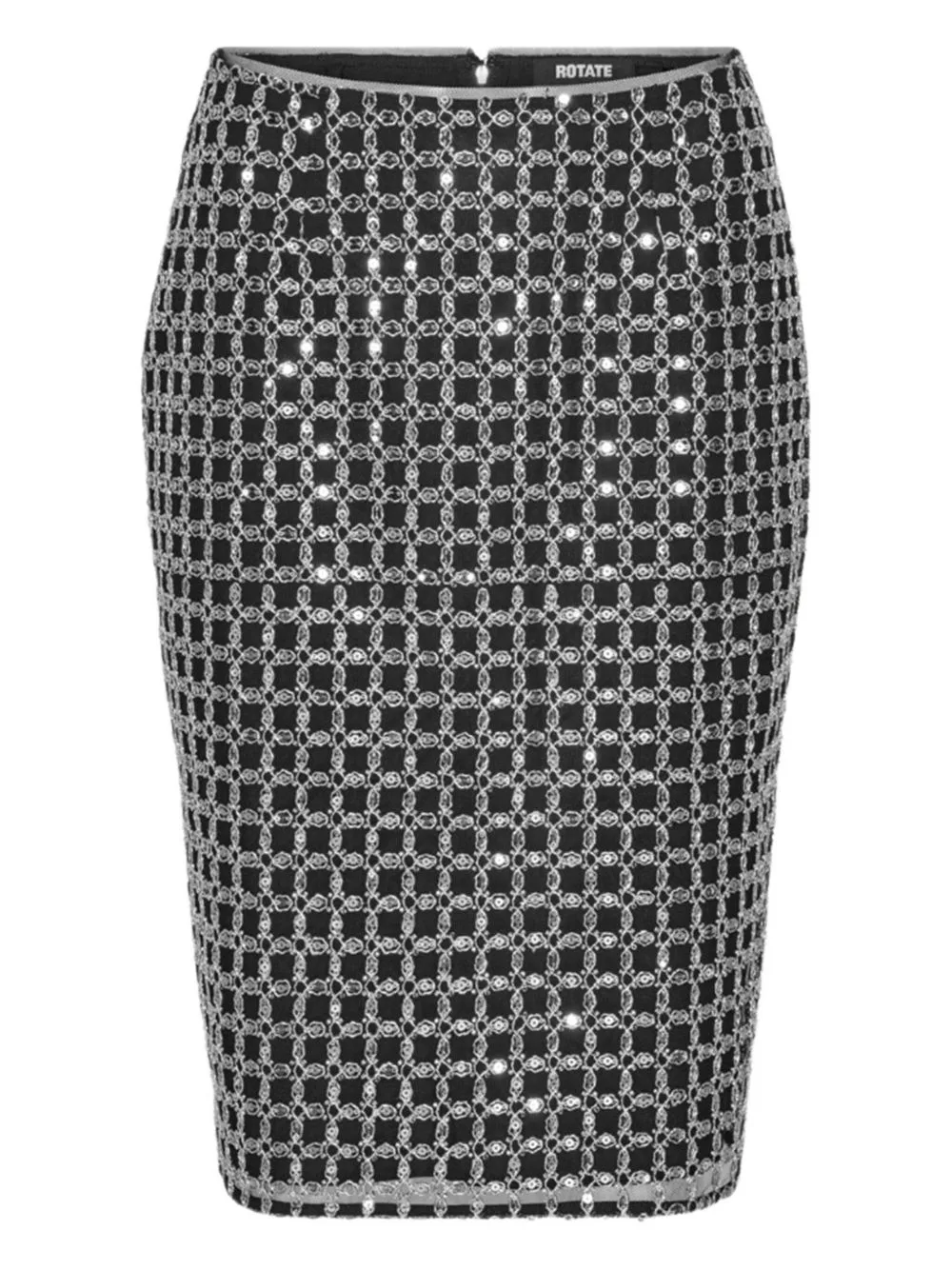 Beaded-Embellishment Midi Skirt by ROTATE BIRGER CHRISTENSEN