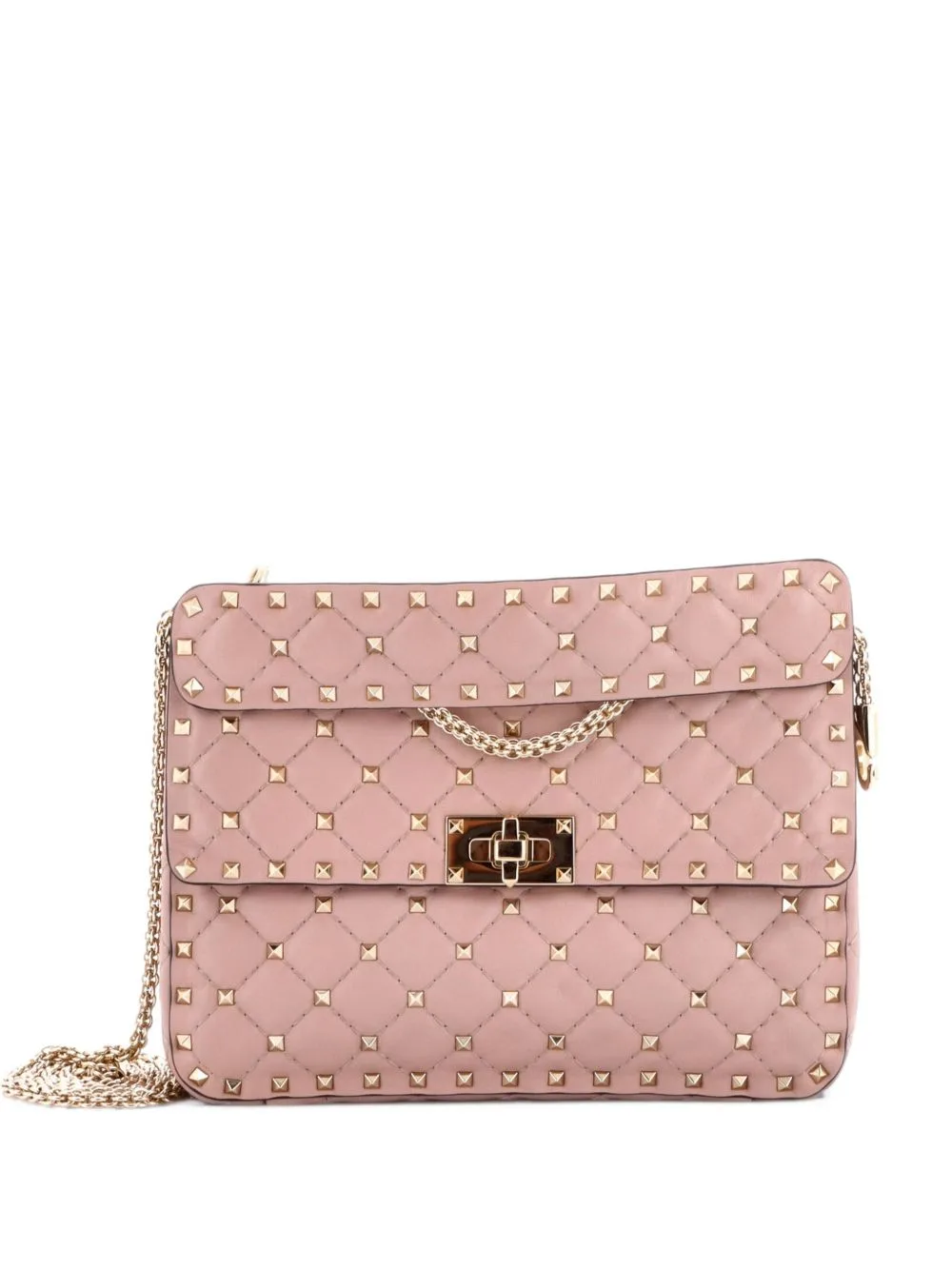 Rockstud Spike Flap Bag Quilted Leather Medium Crossbody Bag
