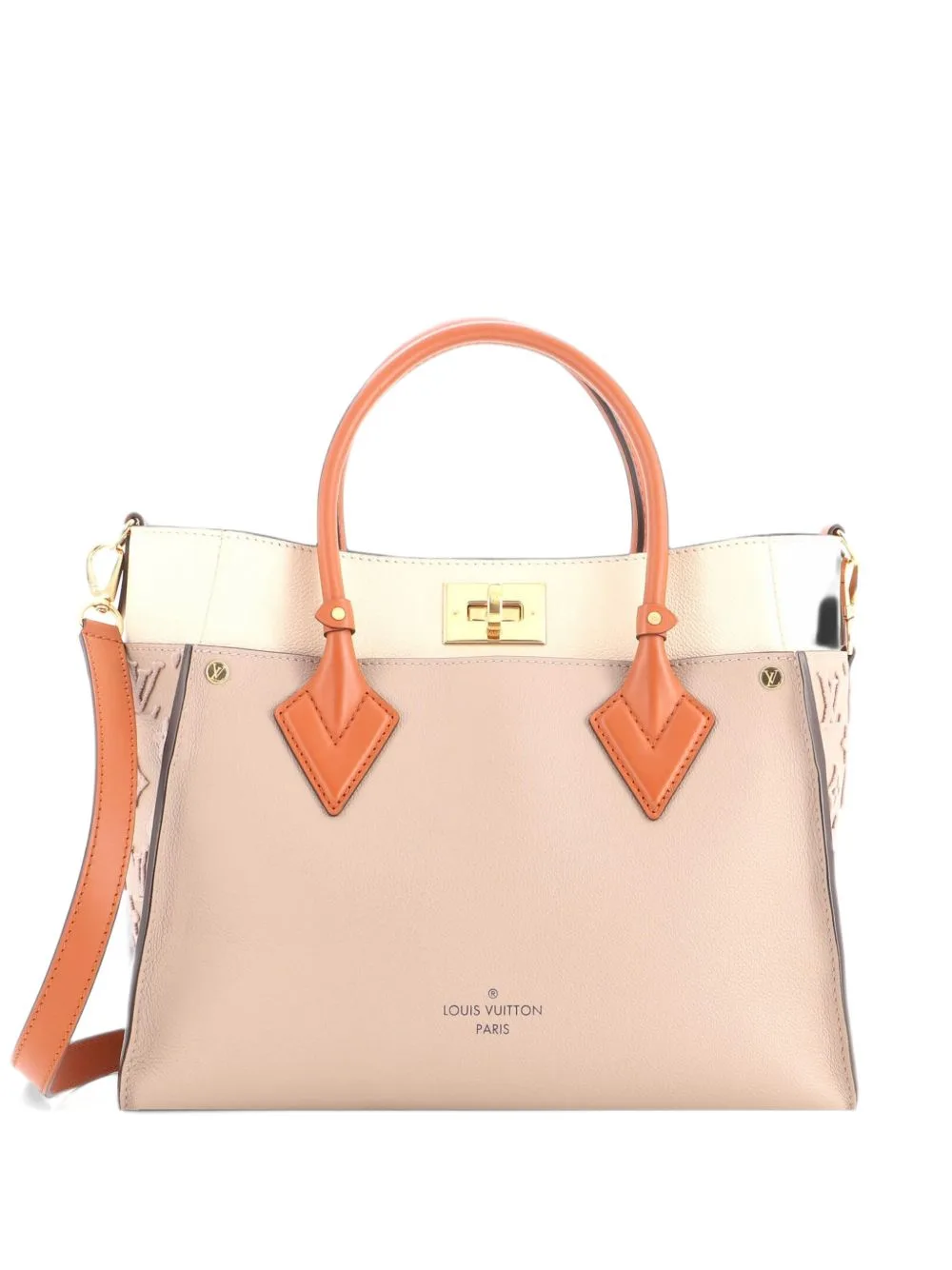 On My Side Monogram Tuffetage Leather mm Tote Bag by Louis Vuitton Pre-Owned