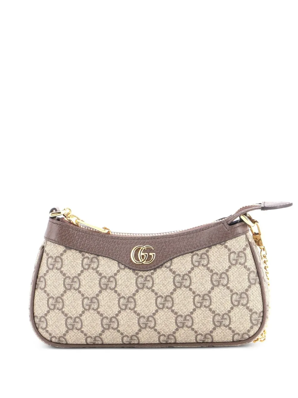Ophidia Charm Shoulder Bag GG Coated Canvas with Leather Mini Crossbody Bag by Gucci Pre-Owned