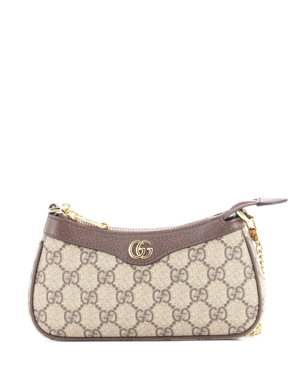 Ophidia Charm Shoulder Bag GG Coated Canvas with Leather Mini Crossbody Bag by Gucci Pre-Owned