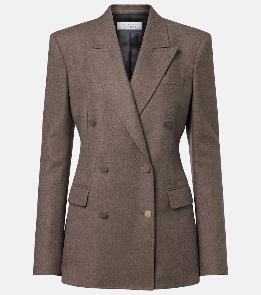 Gavin Double-Breasted Wool Blazer by Gabriela Hearst