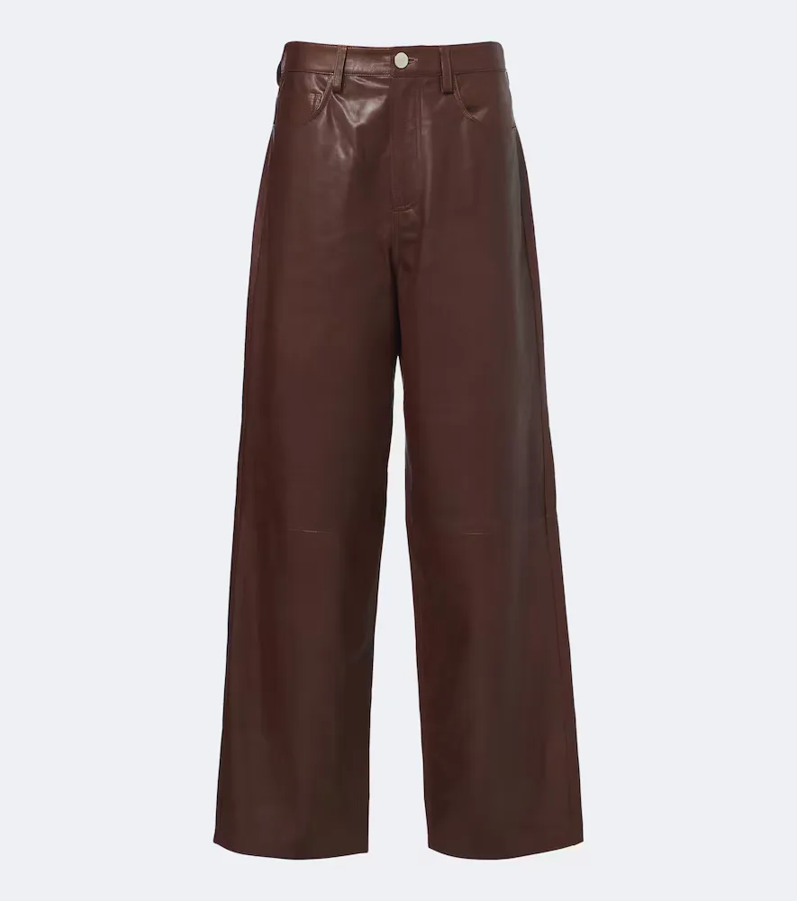 Leather Wide-Leg Pants by Rohe