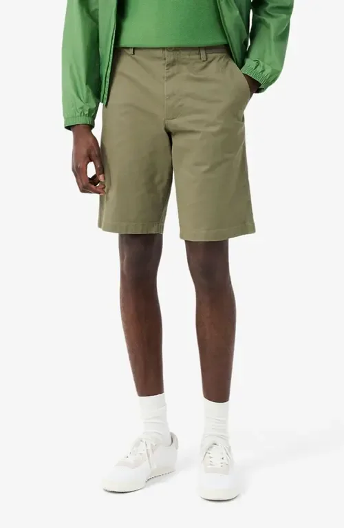 Twill Bermuda Chino Shorts by Lacoste