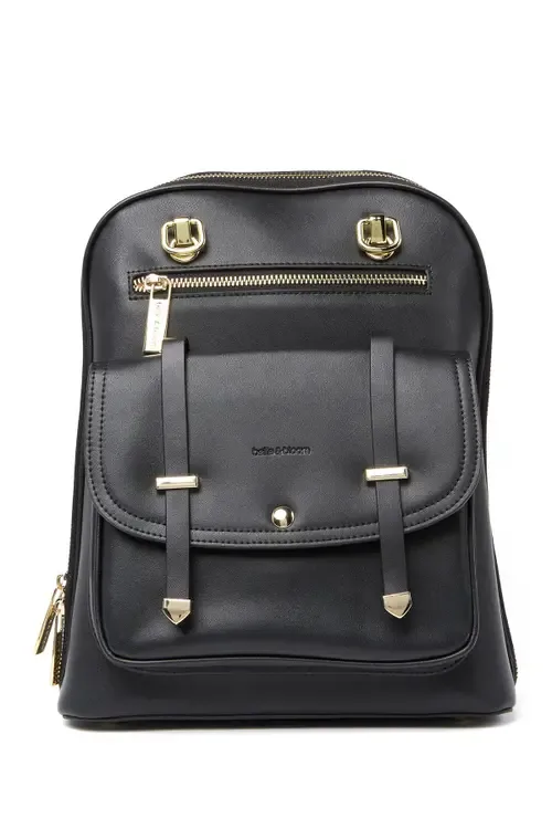5th Ave Leather Backpack by Belle & Bloom