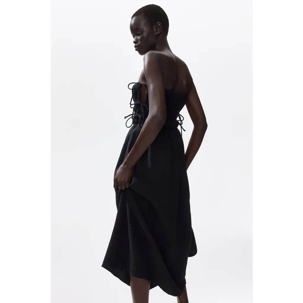 Muslin Bandeau Dress by H&M